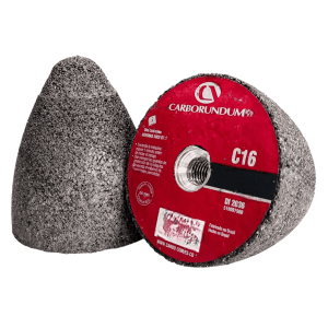 Piedra Cono 3″ x 3-1/2″ x 5/8″ C-16 CARBORUNDUM