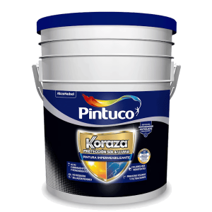 Pintura 5 Galones Koraza Impermeabilizante Blanco Pintuco